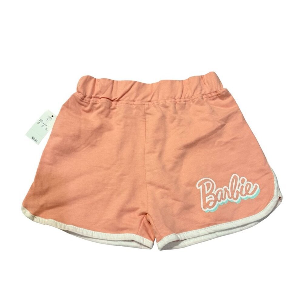 Barbie Girls Coral Pink Shorts Size 5T